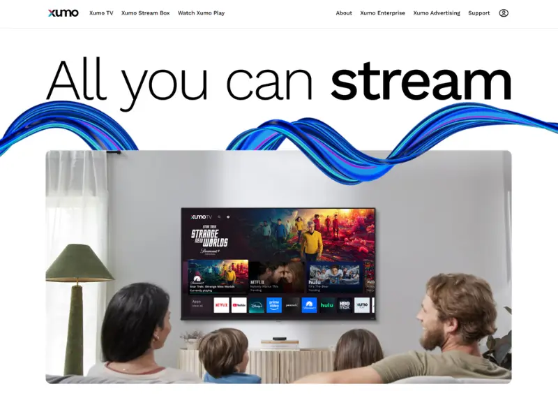 Xumo Play com canais de notícias ao vivo para teste IPTV grátis